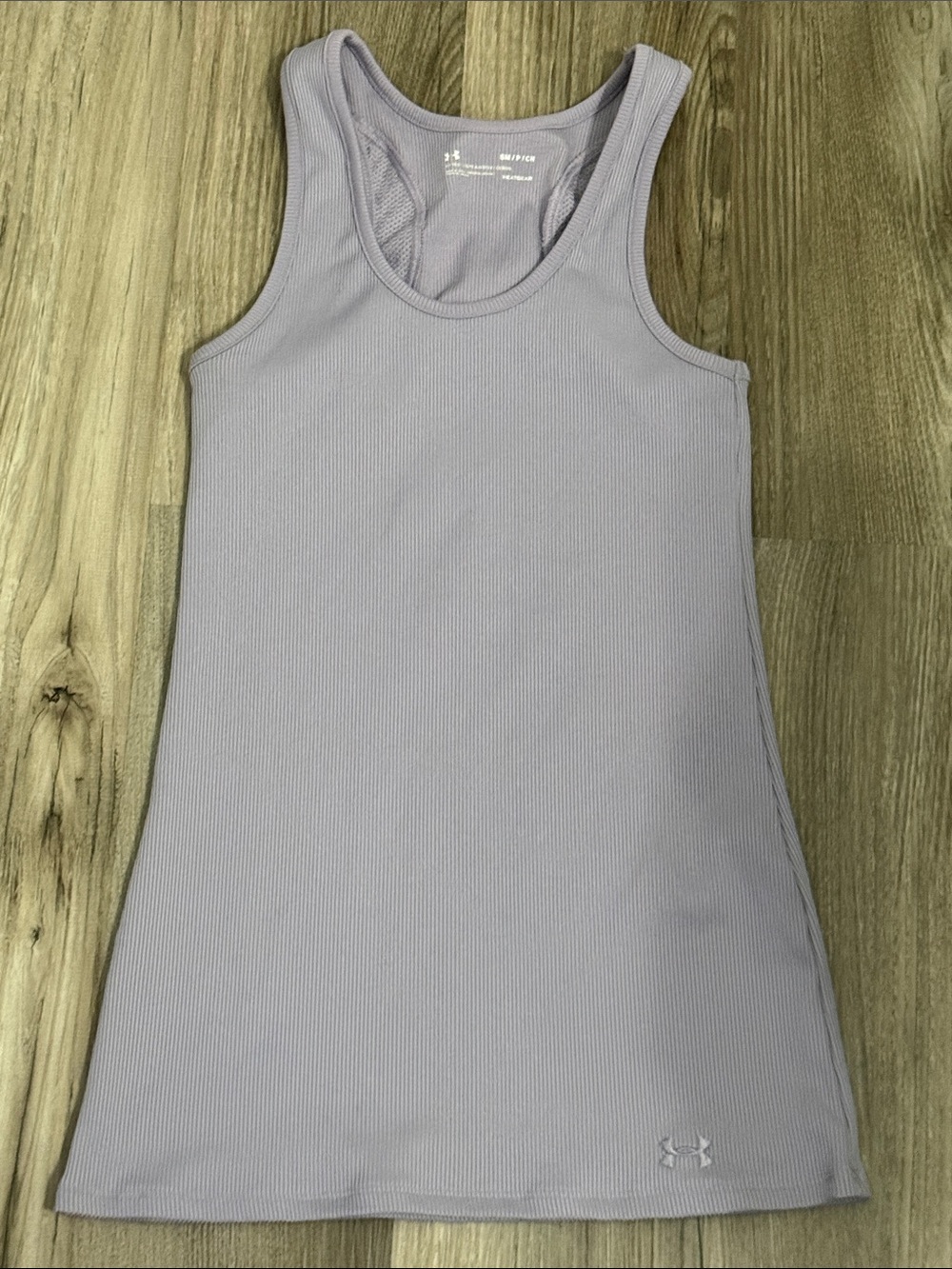 Under Armour Lilac Ribbed Racerback Tank sz S